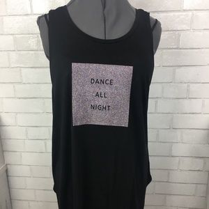 NWT Old navy graphic sparkle tank